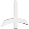 Ekena Millwork Bellingham Architectural Grade PVC Gable Bracket, 36"W x 24"H x 2"D x 4"F, 16/12 Pitch GBP036X24X0204BEL00 - alternate 1